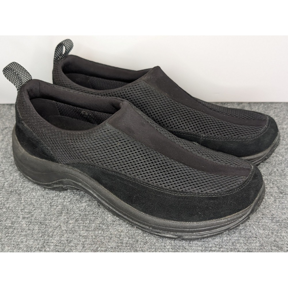 L.L. Bean Men's Slip On Water Shoes Black Mesh Size‎ 8 Slip Resistant Bottoms
